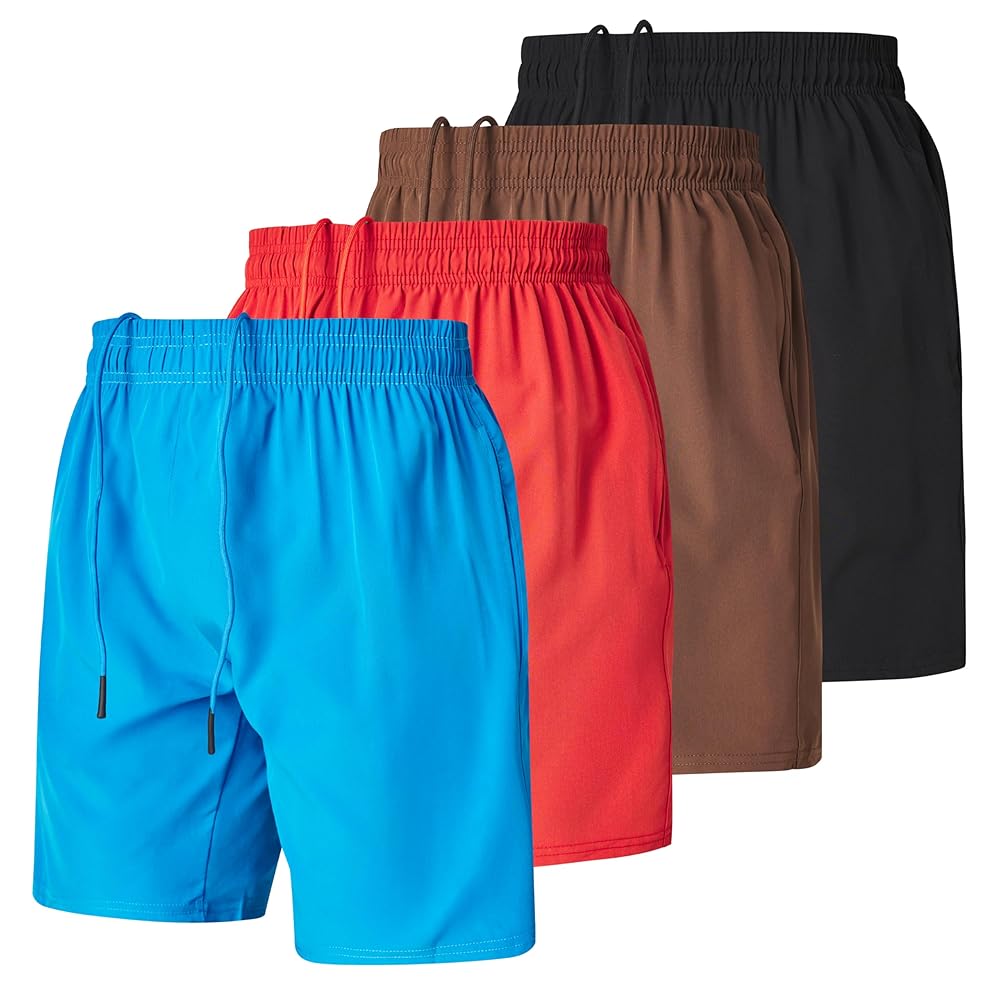 Ultra Performance Mens Workout Gym Shorts Men Casual 4 Pack